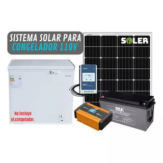 Sistema Solar Para Congelador 110v 100l A 150l Freezer Solar