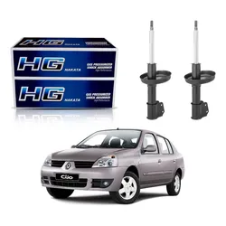  Par Amortecedor Dianteiro Clio Sedan 1.0 2000 A 2011