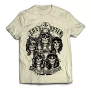 Camiseta Guns And Roses 5 Skulls #w Rock Activity