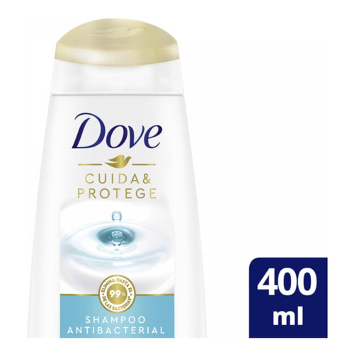 Shampoo Dove Cuida & Protege Antibacterial 400 Ml