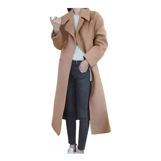 Gabardina Térmica De Invierno Para Mujer Abrigo Largo A