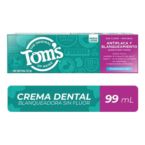 Toms The Original pasta dental antiplaca y blanqueamiento 99ml