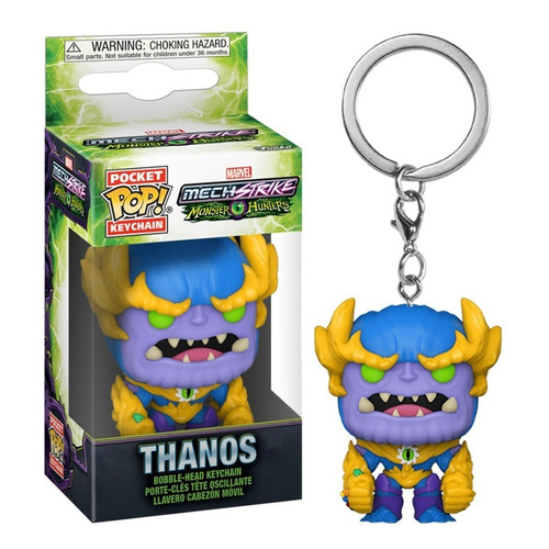 Funko Pocket Pop Mech Strike Monster Hunters Thanos Llavero