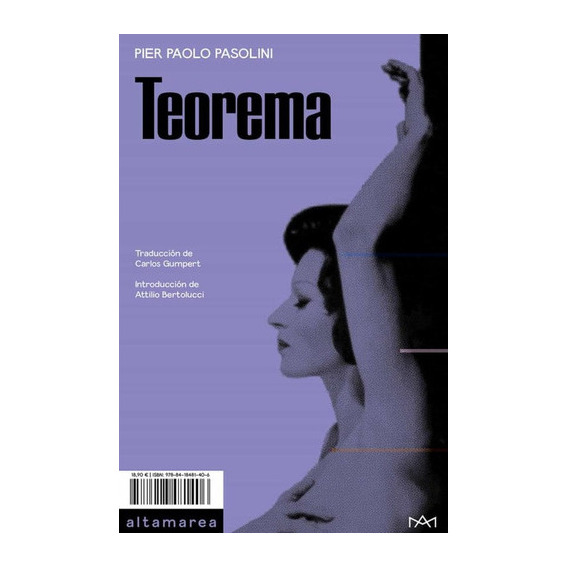 Teorema, De Pier Paolo Pasolini. Editorial Altamarea, Tapa Blanda En Español