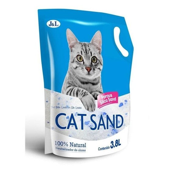 Piedras Sanitarias De Gel Silica Para Gato 1,6kg Con Regalo