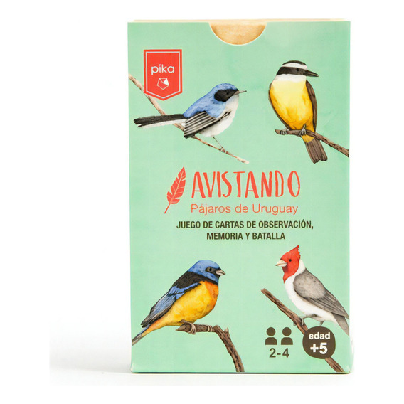 Avistando pájaros del Uruguay: Aves, de PIKA. Serie Fauna y flora Editorial Pika Uruguay, tapa dura, edición 2021 en español, 2020