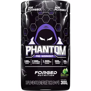 Phantom Pre-workout Con Beta Alanina Y Creatina Sabor A Manzana Verde 300 G - Forged Nutrition