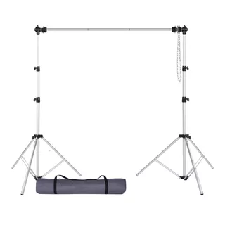 Suporte Para Fundo Fotográfico Com Encaixe Para Tubo E Bolsa