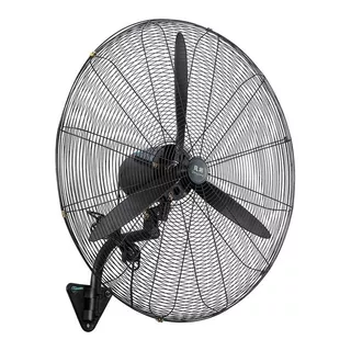 Ventilador De Pared Crowm Df650 Negro Con 3 Aspas, 69 cm De Diámetro 220 v