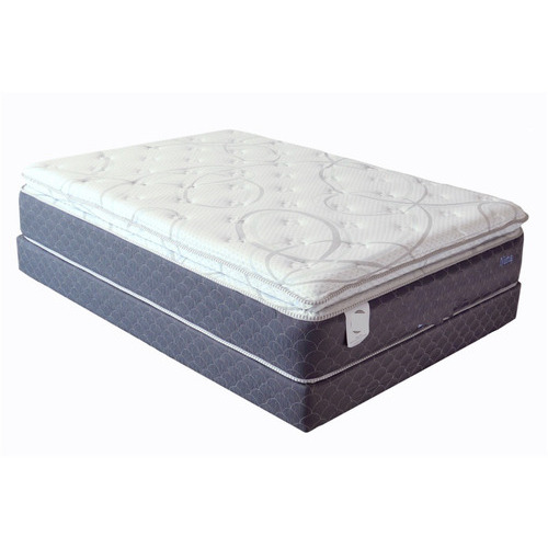 Colchon Nina Queen Size - Gris Y Blanco Këssa Muebles