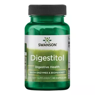 Enzimas Digestivas Swanson Digestitol 60 Caps.-