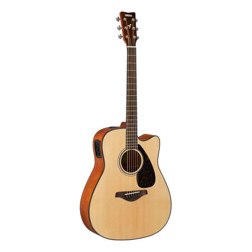 Guitarra Electroacústica Yamaha FGX800C para diestros natural brillante