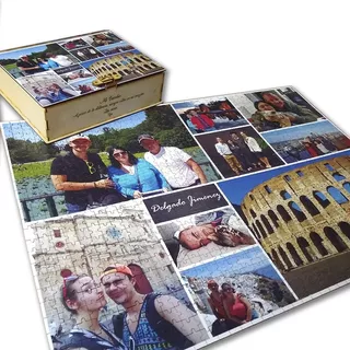 Rompecabezas 500 Piezas Personalizada Caja De Lujo Libro 