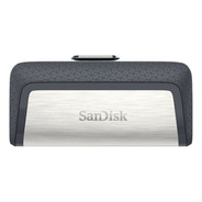 Pendrive Sandisk Ultra Dual Drive Type-c 128gb 3.1 Gen 1 Negro Y Plateado