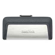 Pendrive Sandisk Ultra Dual Drive Type-c 128gb 3.1 Gen 1 Negro Y Plateado