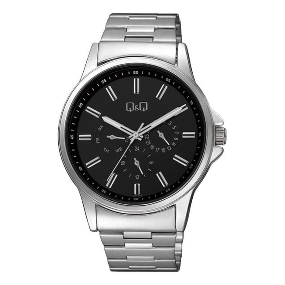 Reloj Para Hombre Q&q Aa32j Aa32j202y Plateado