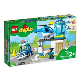 Lego Duplo 10959 - Delegacia De Polícia E Helicóptero