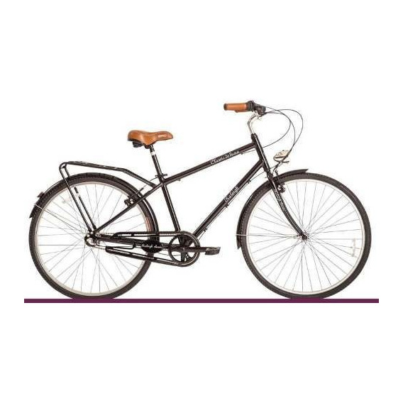 Bicicleta urbana masculina Raleigh Classic R28 3v freno v-brakes color negro  