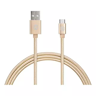 Cable Micro Usb Lifeworks Para Smartphones Universales Oro