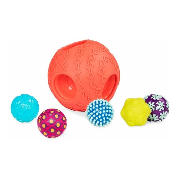 Pelota Sensorial Bebe Ballyhoo Balls Battat