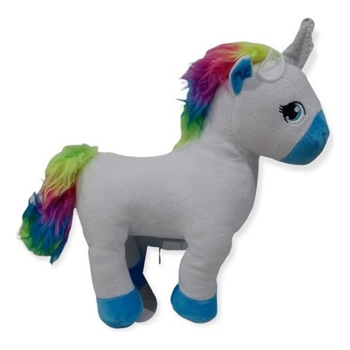 Unicornio Azul Mod 1 De 30 Cms