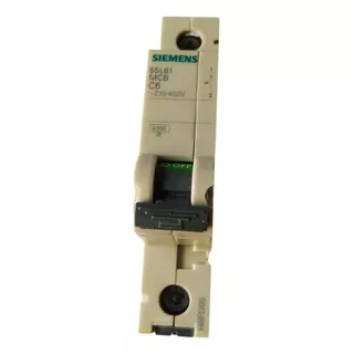 Disjuntor Mini Termomagnétic Monopolar 6a 5sl6 106-7 Siemens