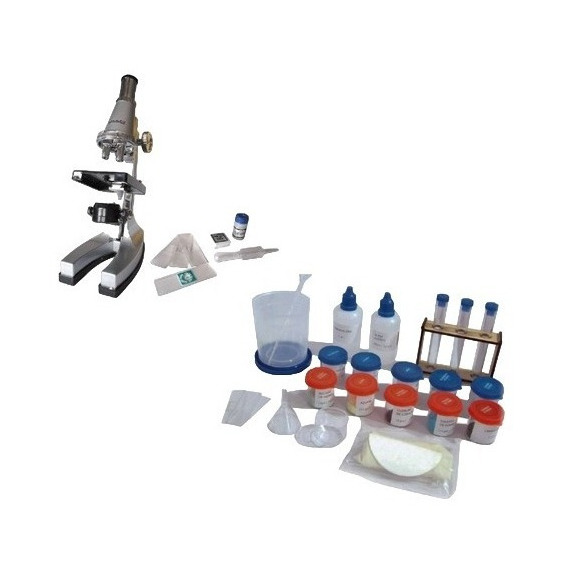 Juego De Química Y Biología Con Microscopio Ciencias Galileo