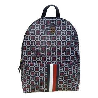 Bolsa Mochila Feminina Tommy Hilfiger Logo Backpack Striped