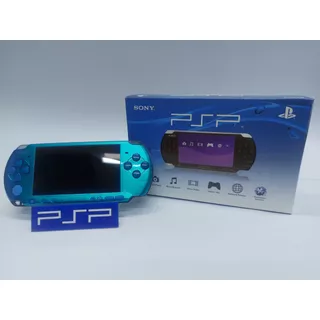 Psp Sony 3000 Slim - Play Station Portable Vibrant Blue