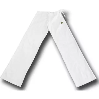 Calça De Capoeira Branca Gg (48-50) Abada Helanca Poliamida
