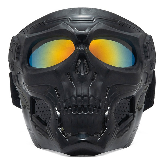 Máscara Skull Carpeta Táctica Protector Goggles