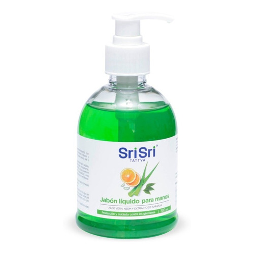 Jabon Liquido Manos Vegano Sri Sri Apto Celiaco X 300 Ml