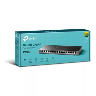 Switch Gigabit Gerenciável De 16 Portas Tp-link Tl-sg116e