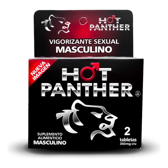 Hot Panther Vigorizante 2 Tabletas Pastillas Vigorizantes