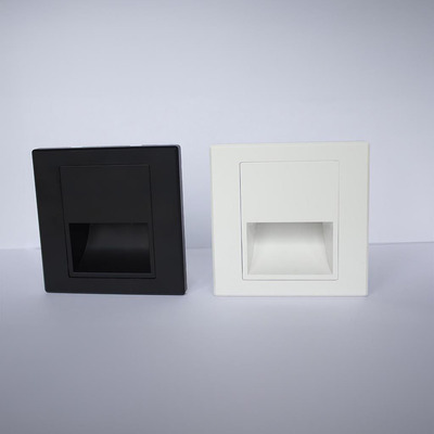 Aplique Embutido Pared Vk-lumus Negro Led Escalera Vk  