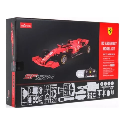 Rastar Ferrari F1 Sf1000 Rc Kit De Construccion 1:16 Color Rojo
