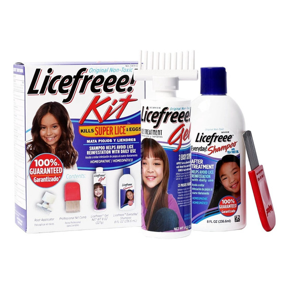 Licefreee Kit Todo En Uno Piojos Tratamiento Completo