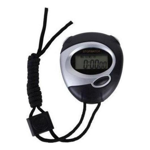 Cronómetro deportivo digital Herweg 8910-034, negro y gris