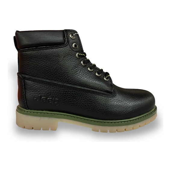 Botas Jeep Hombre Outdoor Casual De Piel 3801