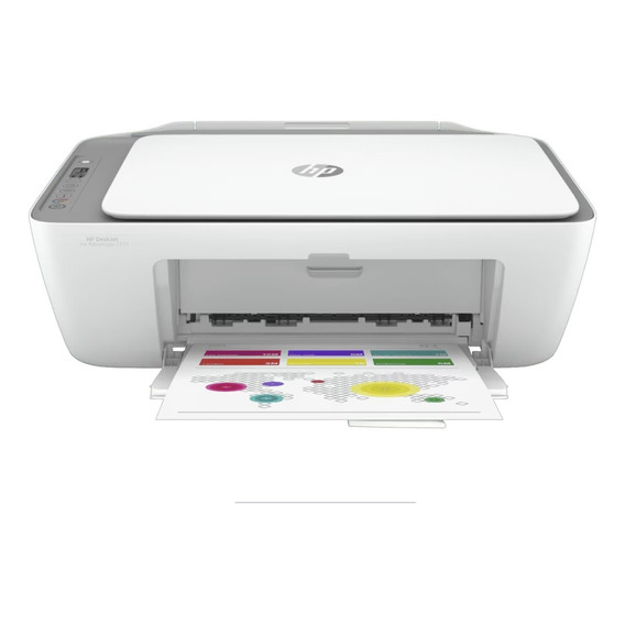 Impresora Multifunción Hp Deskjet Ink Advantage 2775 Blanca Color Blanco