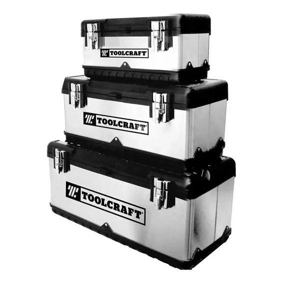 Set 3 Cajas Para Herramientas Toolcraft Tc4042