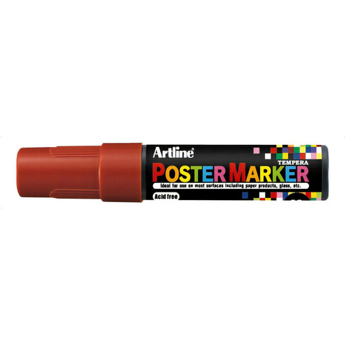 Poster Marker 12mm Artline Colores Básicos Color Caf