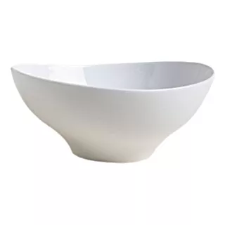 Ensaladera | Bowl Ceramica Irregular Blanco (cod 0106l61)