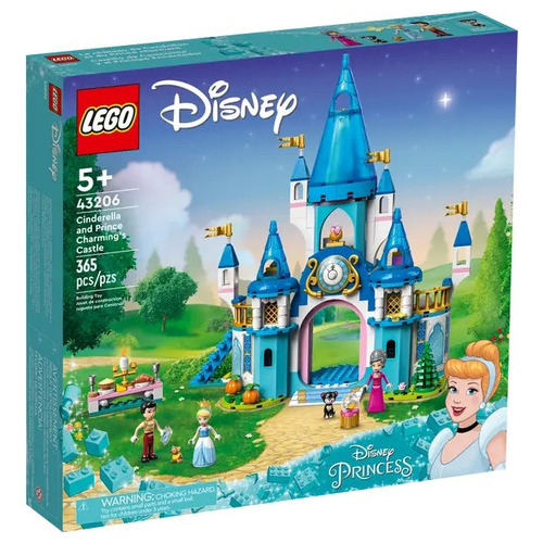 Lego Disney 43206 Castillo Cenicienta El Principe Encantador Cantidad De Piezas 365