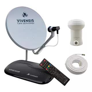 Kit Receptor Digital Tv Satélite - Vivensis 