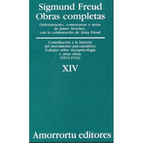 Obras Completas Xiv - Sigmund Freud