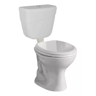 Set Combo Baño Inodoro Ferrum, Deposito Y Tapa Blanco