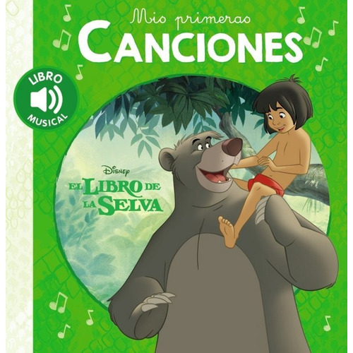 Mis Primeras Canciones El Libro De La Selva, De Aa.vv. Editorial Hachette Heroes, Tapa Dura En Español