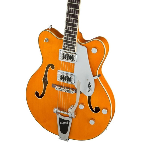 Guitarra Eléctrica Gretsch G5422t Electromatic Hollow Color Naranja Orientación de la mano Diestro