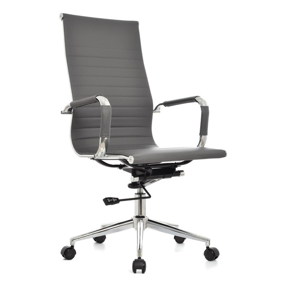 Silla De Oficina Giratoria Bonno Presidente Boss Gris